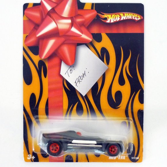 Hot Wheels Med-Evil Holiday Gift Card Black Die-Cast Car 2007 - Picture 1 of 1